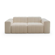 The Klein 4 seater sofa with clean lines and a timeless design, perfect for large family gatherings.